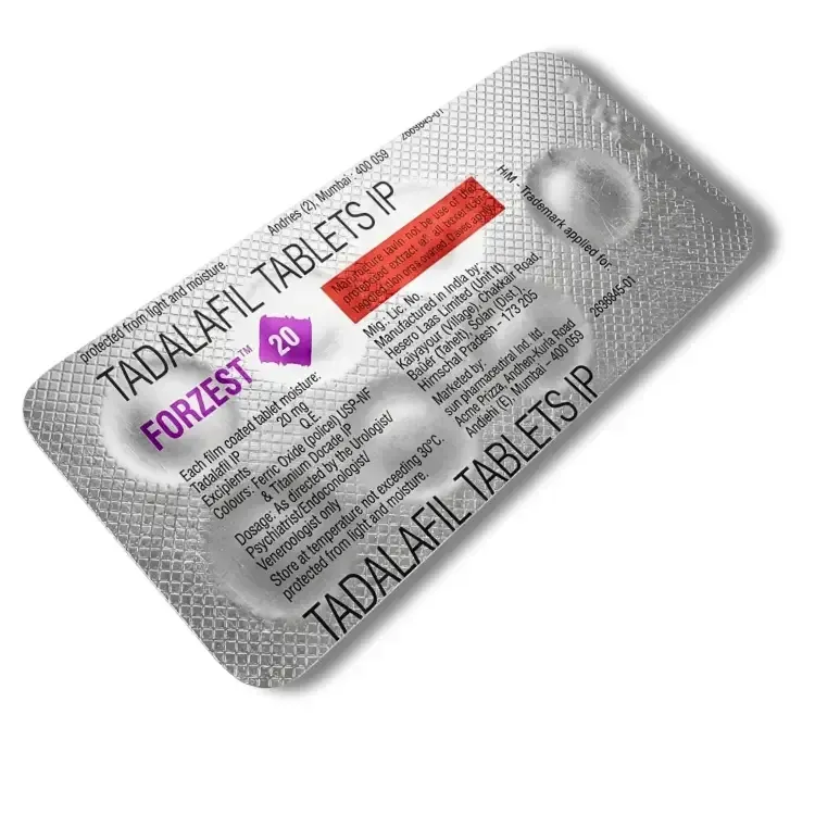 Forzest 20 Strip of 7 Tablets Forzest 20 Strip of 7 Tablets