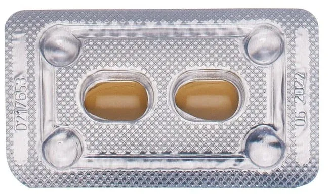 Cialis 20 mg blister, tablet side